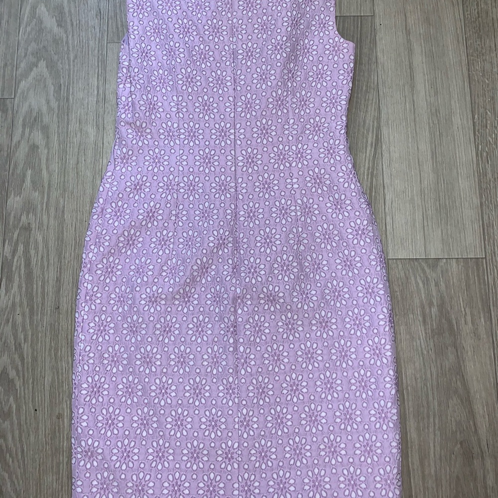 Carolina Herrera Lavender Cocktail Dress Size: (4) - Picture 2 of 6